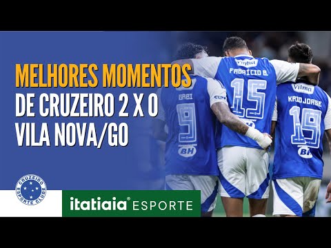 CONFIRA OS MELHORES MOMENTOS DE CRUZEIRO 2 X 0 VILA NOVA/GO