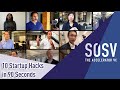 10 startup hacks in 90 seconds sosv the accelerator vc