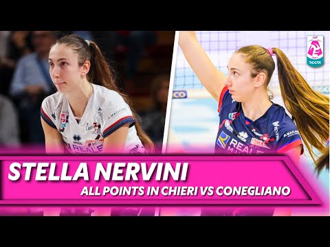 STELLA NERVINI, All points in Chieri - Conegliano | Best Performance | Lega Volley Femminile 25/26
