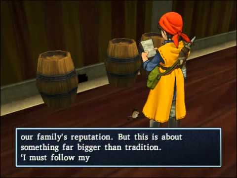 16 Dragon Quest 8 Cut-scene - Munchie Brings Jessica's Letter