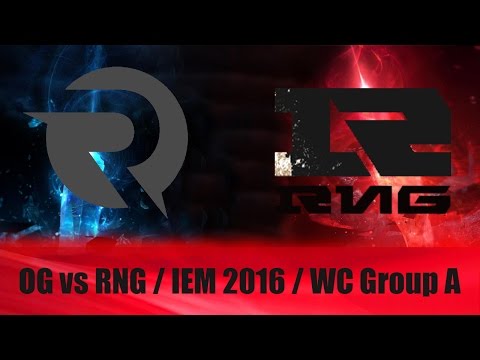 OG vs RNG IEM Katowice 2016 World Championship Group A [Highlights]