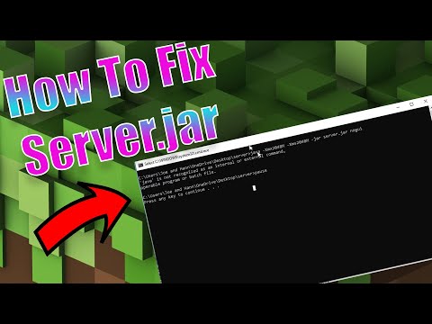 Minecraft Server.jar Won't load Files Or Stay Open! Here's Why Easy fix 2021!!!