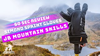 60 Second Review: Simond Sprint Gloves in a wet and windy Snowdonia! Are they a bargain?!