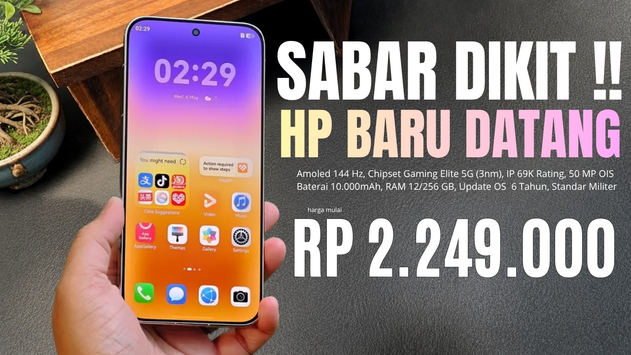 STOP JANGAN BELI HP DULU‼️RAM 12/512GB, 10000mAh - INI HP TERBARU YG BAKAL HADIR DI INDONESIA