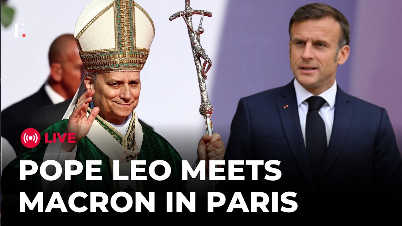Pope Leo Visits Notre-Dame In Paris | Meets French President Macron | LIVE
