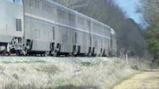 preview picture of video 'Amtrak Train #59 Terry MS Sunday 1/27/2008'