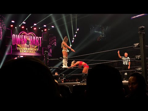 Fancam: Britt Baker DMD vs Toni Storm AEW Dynamite Vegas 5.25.22 Owen Hart Cup Semi Final