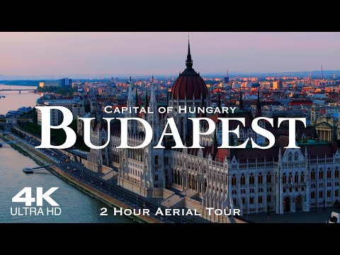 [4K] BUDAPEST 2025 🇭🇺 2 Hour Drone Aerial Relaxation Film | Hungary Magyarország