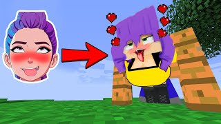 I Gave Jenny-Rumi Tyan Diamonds In Minecraft WORLD... WHAT SHE DID?! THANKED ME ? I SHOCKED 2!!!