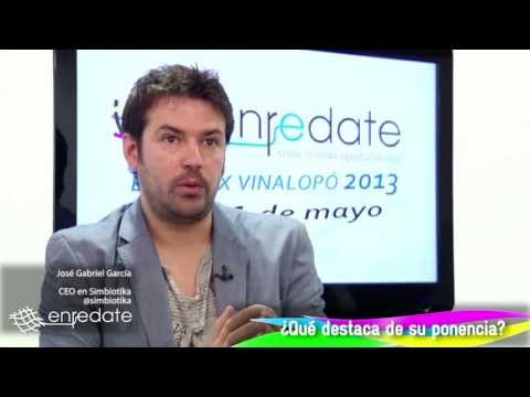 Entrevista a Jos Gabriel Garca en Enrdate Elx-Baix Vinalop 2013 