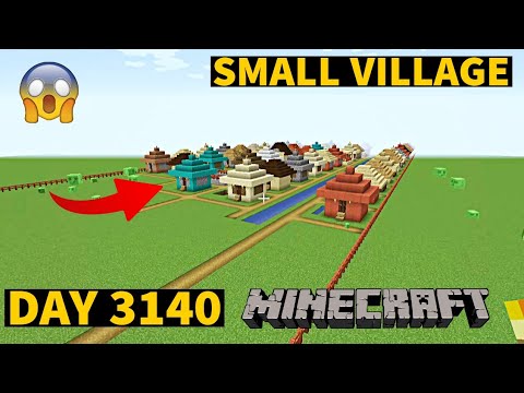 INSANE! Small village built in Minecraft in 2024 - Day 3140