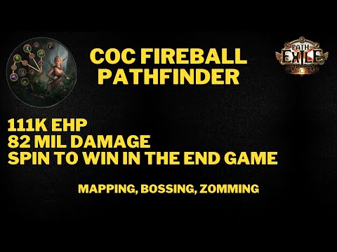 POE 3.20 CoC Fireball Pathfinder VS Shaper, Mave, Invitation and Mapping