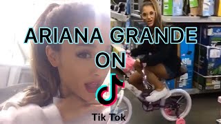 Ariana Grande being a TikToker for 1 minute straight!