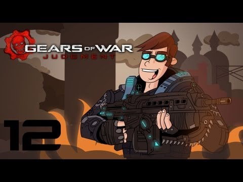 Gears of War Judgment Campaign Gameplay / Walkthrough w/ SSoHPKC Part 12 - Bot Defense #17