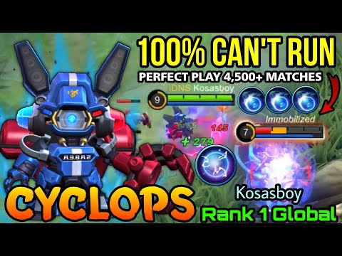 4,500+ Matches Cyclops 100% Unstoppable The One Eyed Monster - Top 1 Global Cyclops by Kosasboy - ML