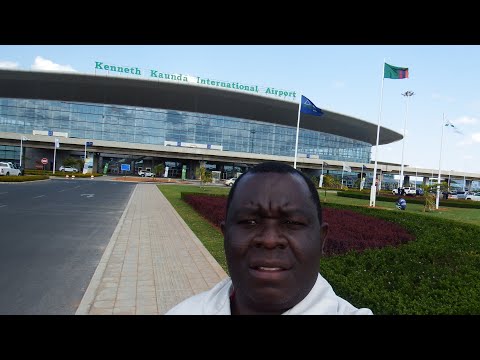 Kenneth Kaunda international Airport In Lusaka Zambia After The African Union Summit