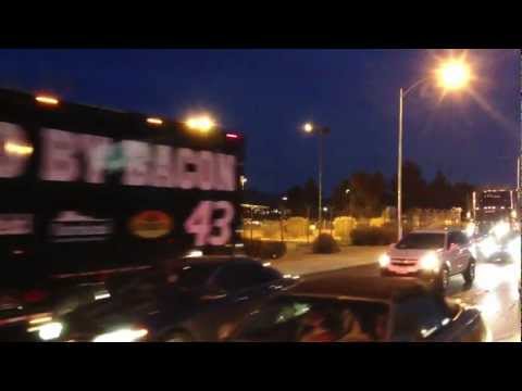 NASCAR Semi Truck Parade down Las Vegas Blvd.