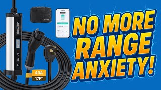 JEEKVISEN Smart Level 2 Portable EV Charger (EVSE): Travel-Friendly Fast Charging!