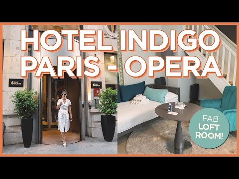 我們在巴黎歌劇院英迪格酒店的美妙閣樓房間 (Our Fabulous Loft Room at Hotel Indigo Paris Opera)