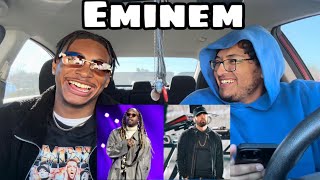 MY FRIEND FIRST TIME HEARING EMINEM FAVORITE *ITCH - (ft. TY DOLLA $IGN) REACTION!!