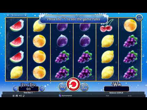 Fruits On Ice Collection 20 Lines – Video Gameplay