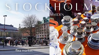 🇸🇪 蚤の市で北欧食器に出会う| 旅の始まり| ストックホルム空港へ  [Stockholm][SWEDEN]