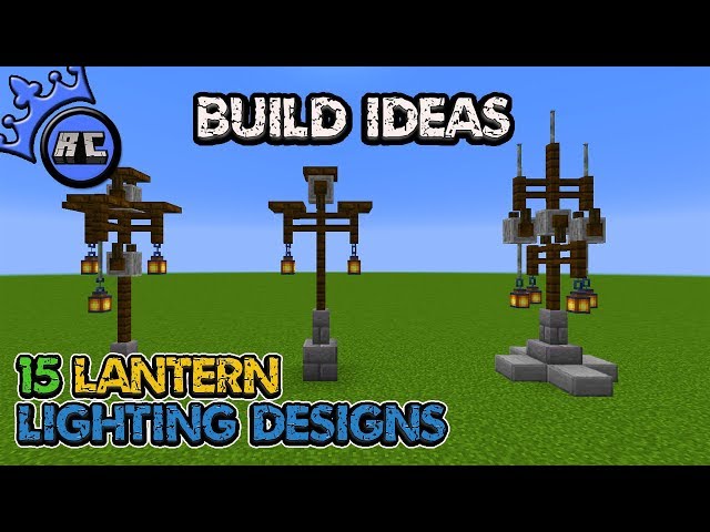 15 Lighting Designs With Lanterns Minecraft Map