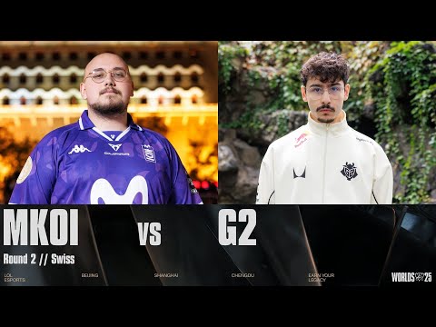 MKOI vs G2 | WORLDS 2025 | Swiss Stage | Game 01 | Movistar KOI vs G2 Esports