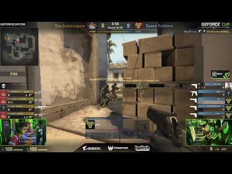 paz 4 kills vs. Gatekeepers | GEFORCE CUP 2017