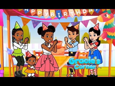 Happy Birthday Song | Gracie's Corner | Nursery Rhymes + Kids Songs