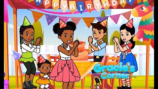 Happy Birthday Song | Gracie’s Corner | Nursery Rhymes + Kids Songs