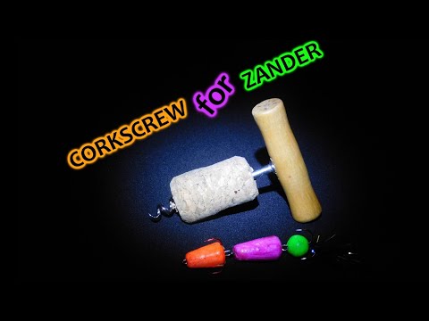 DIY bait mandula from a cork for catching pike, perch and zander