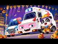 Fire Truck, Police Car, Ambulance at Halloween Party 🚒🚓🚑| Halloween | Kids Songs | BabyBus