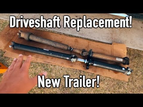 Cheap $4K Copart Ford F250 Super Duty 4x4 7.3 Turbo Diesel Rear Driveshaft Replacement