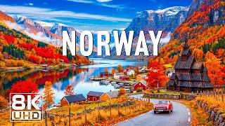 Norway in Autumn Like You've Never Seen Before🍁| Scandinavia's Hidden Gem | 8K UHD Scenic Relaxation