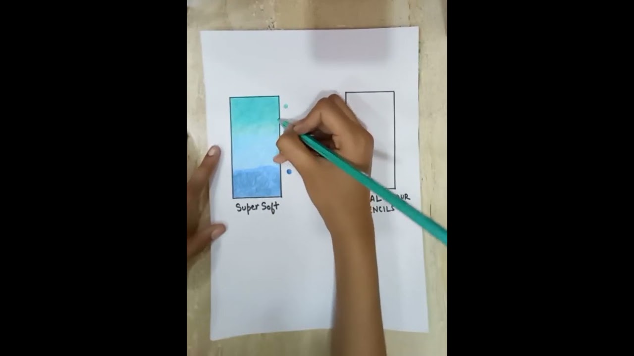 Unboxing Dom's super soft 24 shades colour pencils | Colour Pencil blending tutorial | #creative