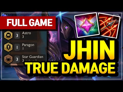 True Damage Jhin! (Astro Sniper Comp)  - Teamfight Tactics Full Game | TFT Galaxies | Master