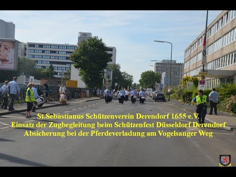 2017 0709 Schützenzug Einsatz der Zugbegleitung D Derendorf