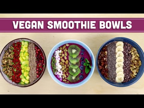 Vegan Smoothie Breakfast Bowls! - Mind Over Munch