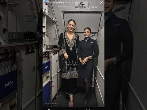 Me being Filmy as always but in uniform 😍🥹 #airhostess #cabincrew #avneetkaur #ytshorts #ytviral