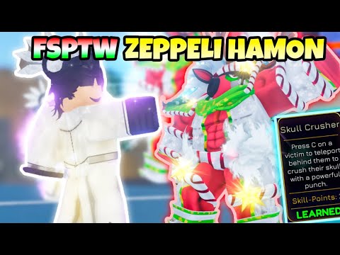 [YBA] FSPTW Zeppeli Hamon does CRAZY DAMAGE.. (68.9 TORNADO)