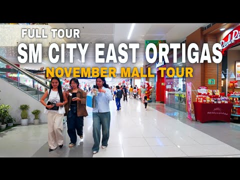 [4K UHD] SM City East Ortigas 2025 Full Tour | Philippines Mall Walk During Ber Months