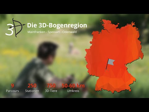 The 3D archery courses of the 3D-Bogenregion | Archery holiday & 3D archery in the middle of Germany