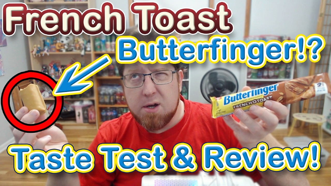 French Toast Butterfinger!? - Taste Test & Review: JT's J-Treats