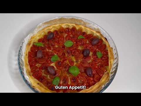Traditional German tomato pie recipe