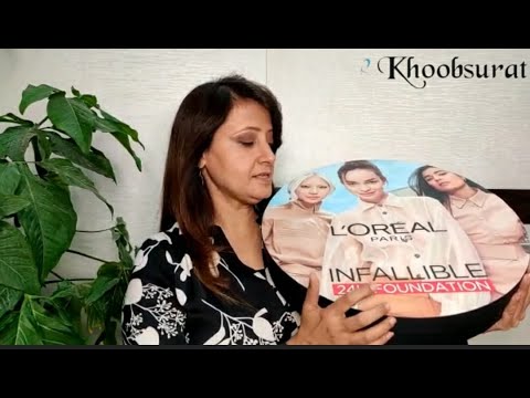 L'oreal Infallible Foundation | Product Review | Step By Step Tutorial | Khoobsurat by Pooja Goel