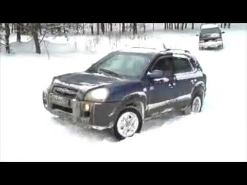 Hyundai Tucson deep snow off road