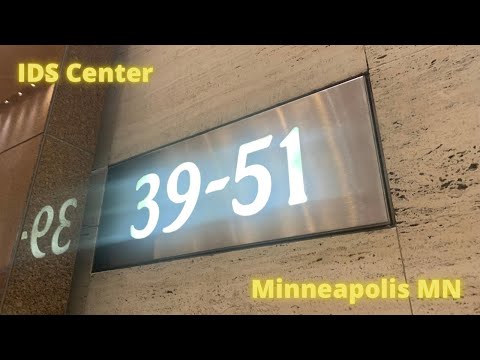 INSANE - Schindler Traction elevator at IDS Center in Minneapolis MN