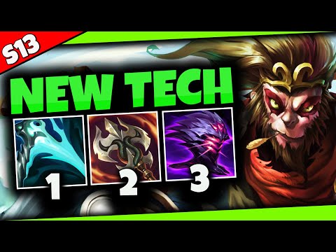 Jak'Sho Wukong is kinda broken right now... (TANKY + TON OF DMG) - S13 Wukong Jungle Gameplay