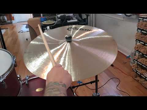 (SOLD) Cymbals - Bosphorus 22" Traditional Ride Medium Thin